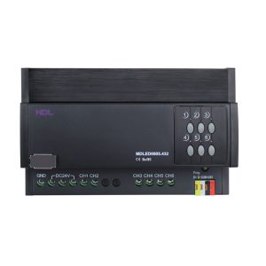 رله دیمر LED برند HDL مدل 6 کانال 5 آمپر پروتکل Buspro