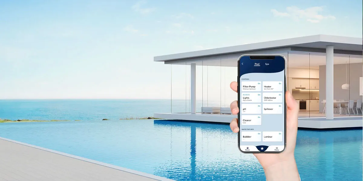 سیستم کنترل از راه دور استخر هوشمند و موتورخانه هوشمند Remote control system for smart pool and smart engine room