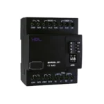 رله ۵ کانال اضطراری HDL مدل MHR05L.231 با بدنه مشکی، ترمینالهای ورودی و خروجی، کلیدهای Dial Code و دکمه Programming