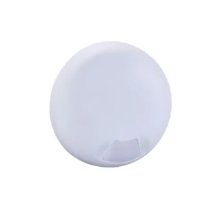 سنسور داپلر سقفی HDL مدل MSW01.4C با بدنه گرد سفید، بخش حسگر مایکروویو در نمای جلو و طراحی مخصوص نصب سقفی