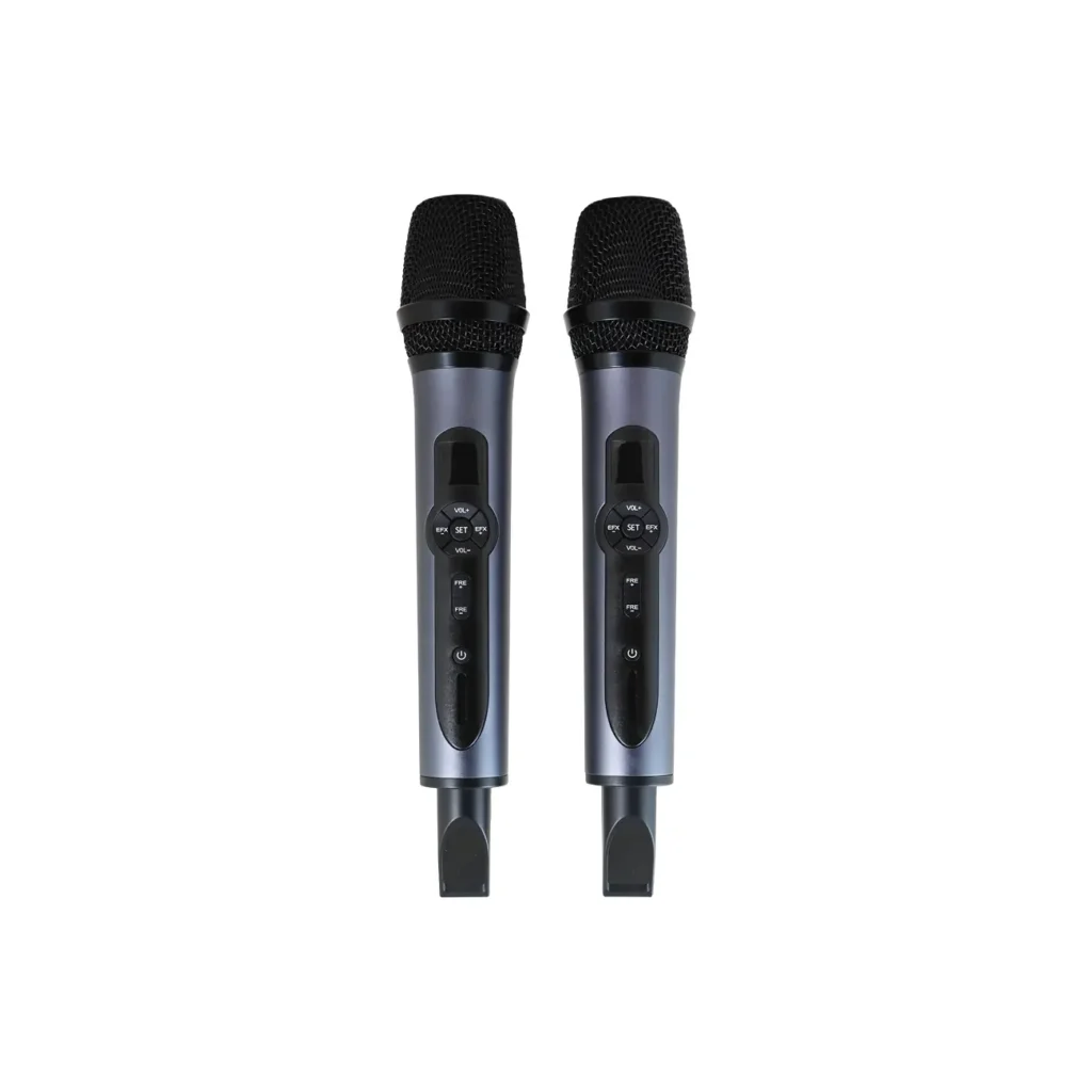 میکروفون بی سیم MIC2 دو عددی UHF با دانگل گیرنده شارژی