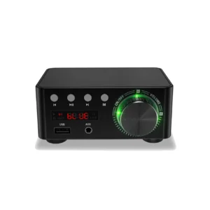 آمپلی‌فایر MiniAmp دو کانال ۵۰ وات با بلوتوث، USB، کارت SD و ورودی AUX