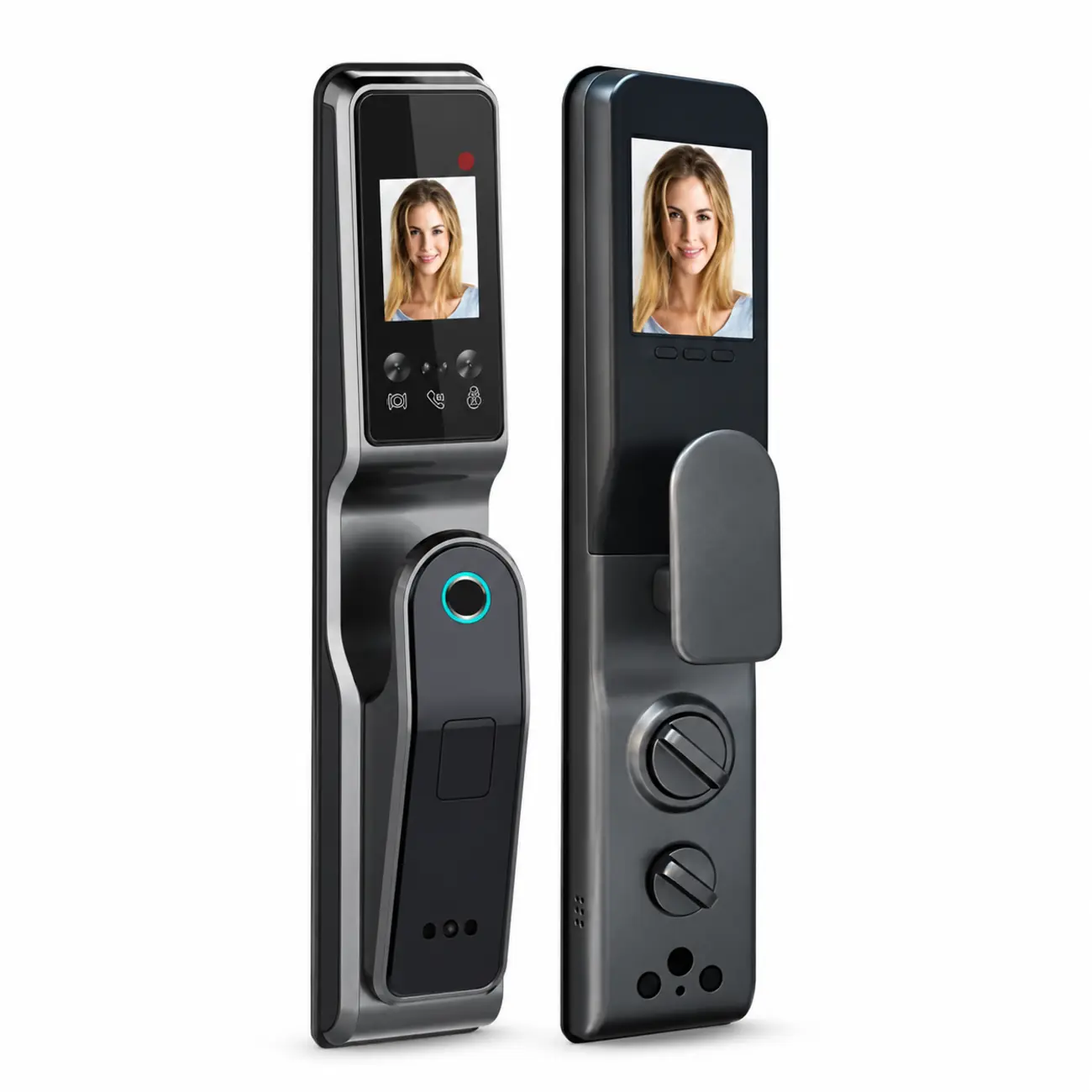 smart-lock-main-view-023 دستگیره هوشمند F450 هوملاک با تشخیص چهره و اسکن کف دست