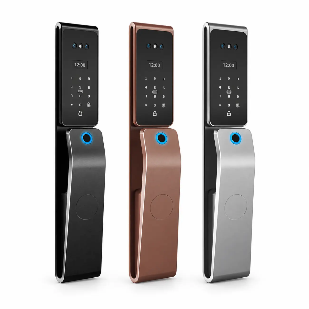 smart-lock-w1-three-colors-main-view-027 دستگیره هوشمند S250 | دستگیره هوشمند درب