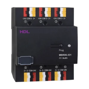 سوئیچ ۶ پورت Buspro برند HDL مدل MBR06.431
