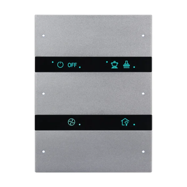 کلید فلزی شش پل HDL مدل MP6C.46 سری Granite نسخه US