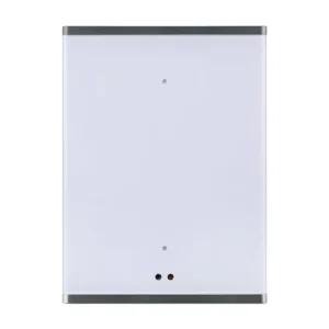 کلید لمسی دو پل US مدل HDL Prism Lite MPTF02.46 با پنل شیشهای عمودی و دو کلید لمسی