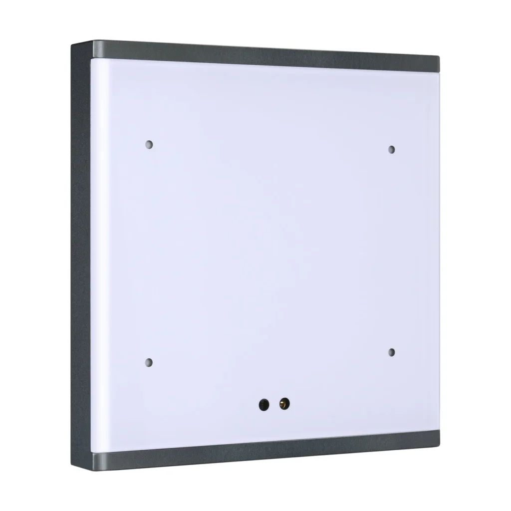 کلید لمسی چهار پل HDL Prism Lite مدل MPTF04.48 با پنل شیشه‌ای مربعی و چهار کلید لمسی