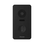آیفون تصویری Akuvox E13S با بدنه پلاستیکی مشکی، دوربین در قسمت بالا و یک دکمه تماس در بخش پایین پنل
