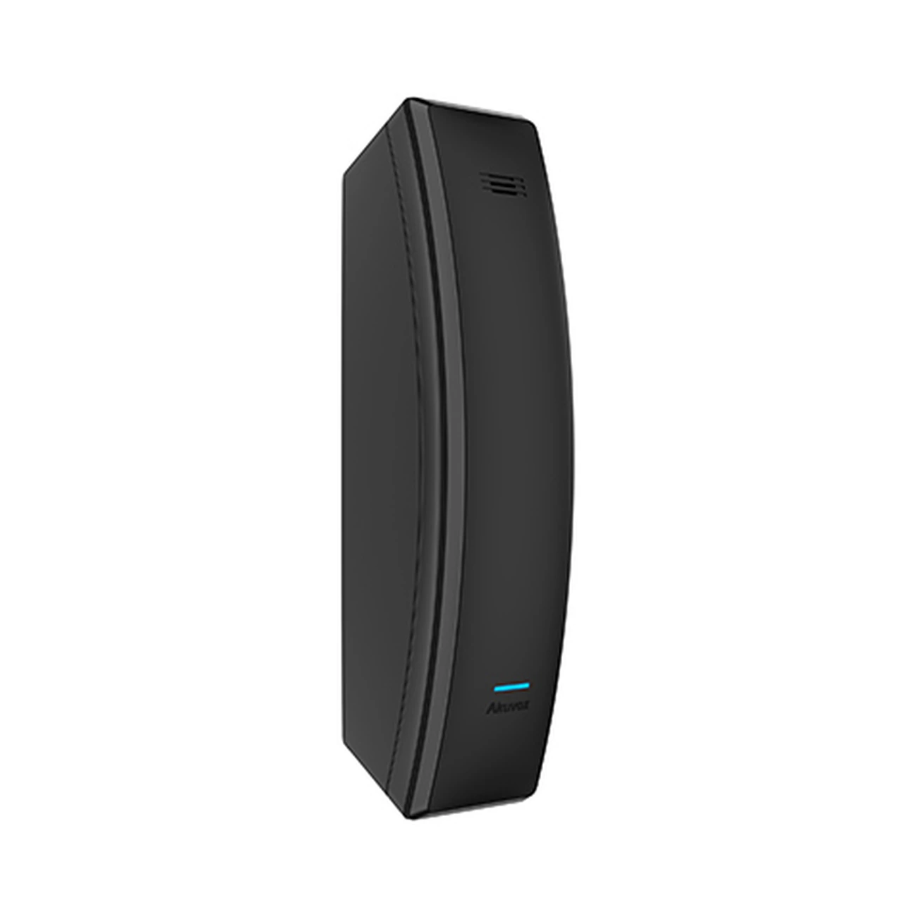 akuvox-s560-right-01 پنل صوتی Akuvox S560 مشکی با گوشی تلفنی، سیم فنری و طراحی باریک برای نصب دیواری