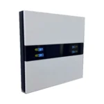 LCD کلید پیانویی لیبل دیجیتال چهار پل مکانیکال Zigbee با نمایشگر مرکزی و کلیدهای فیزیکی