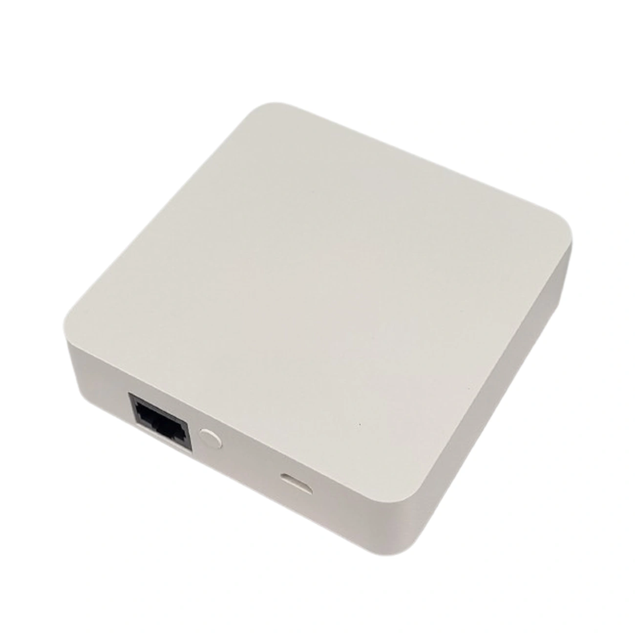 genius-zigbee-gateway-angled-02 هاب هوشمند زیگبی با قابلیت اتصال سنسورها و کلیدهای هوشمند در شبکه Zigbee