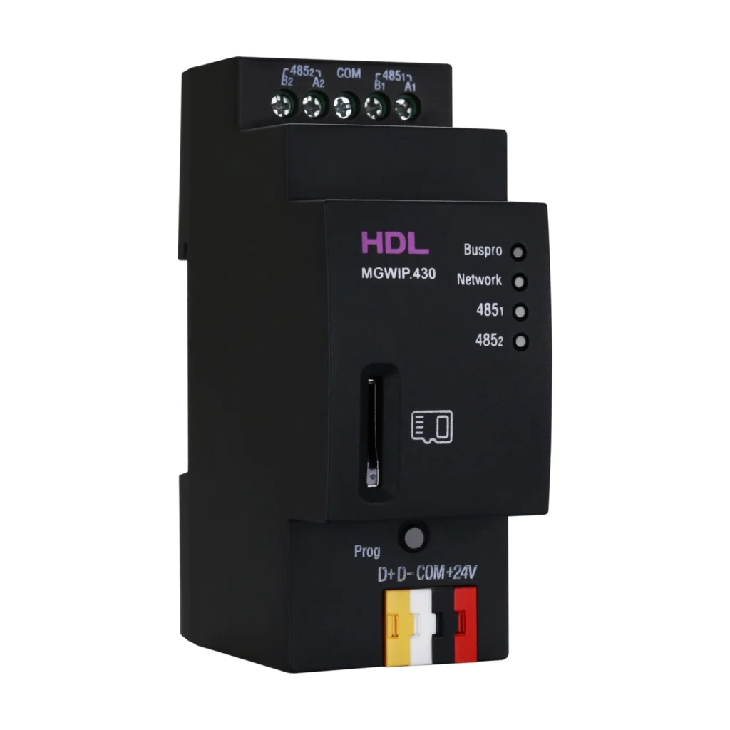 گیت‌وی Buspro هوشمند HDL مدل MGWIP.430 برای مدیریت و اتصال پروژه‌های HDL Buspro به Cloud