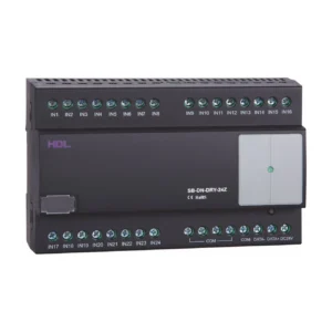 ماژول Dry Contact بیست و چهار کانال HDL مدل MS24.232 با ۲۴ ترمینال ورودی کنتاکت خشک و رابط HDL Buspro