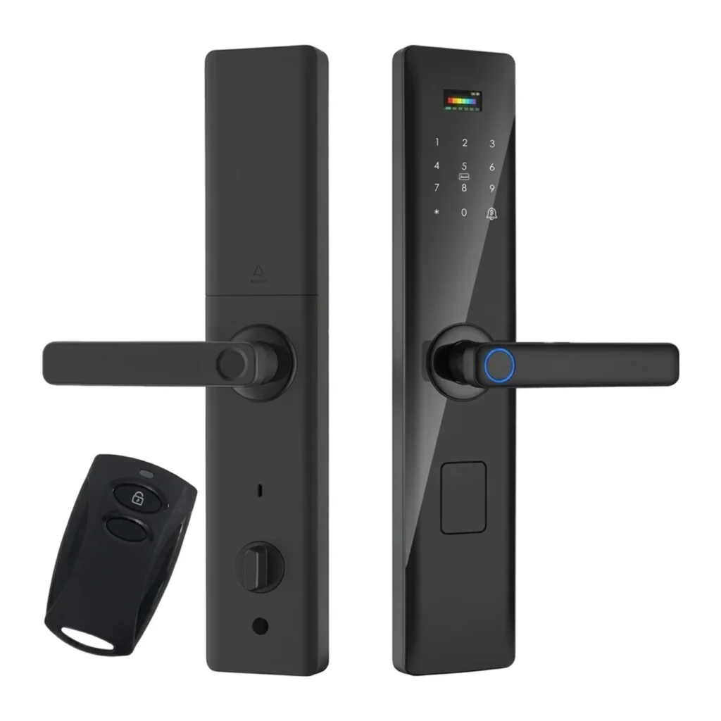 دستگیره هوشمند Homelock Z13 با بدنه فلزی و قابلیت باز کردن درب با اثر انگشت