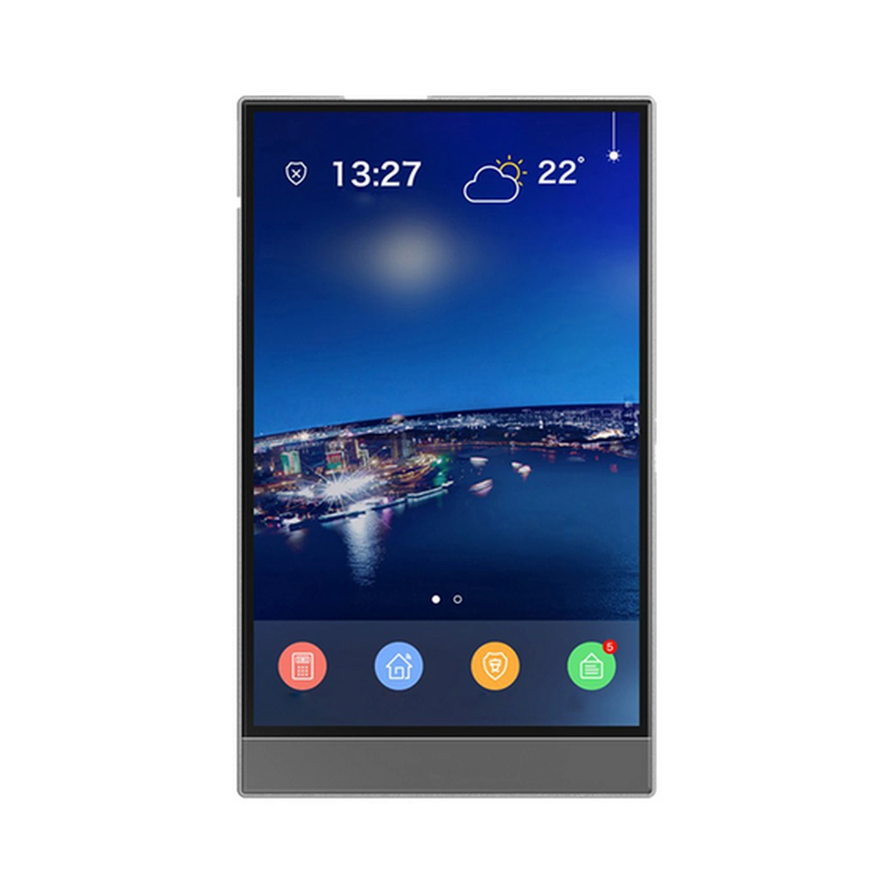 iph8-indoor-control-panel-view-03 تاچ پنل IPH8 سوباتان برای سیستم هوشمند ساختمان و ارتباط با تجهیزات ورودی