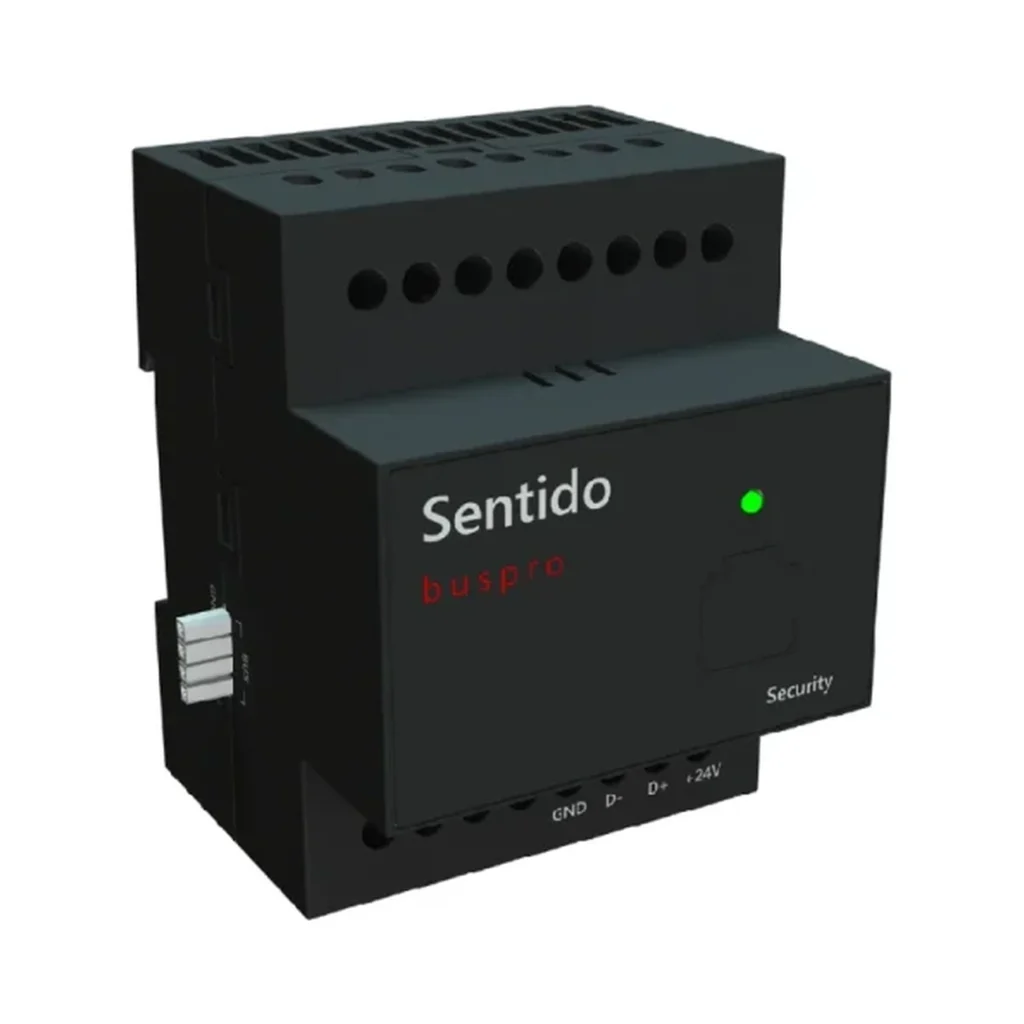رله امنیتی Sentido مدل SE-SEC، ماژول امنیتی و حفاظتی ساختمان هوشمند با پروتکل SBus و حالت‌های حفاظتی قابل تنظیم