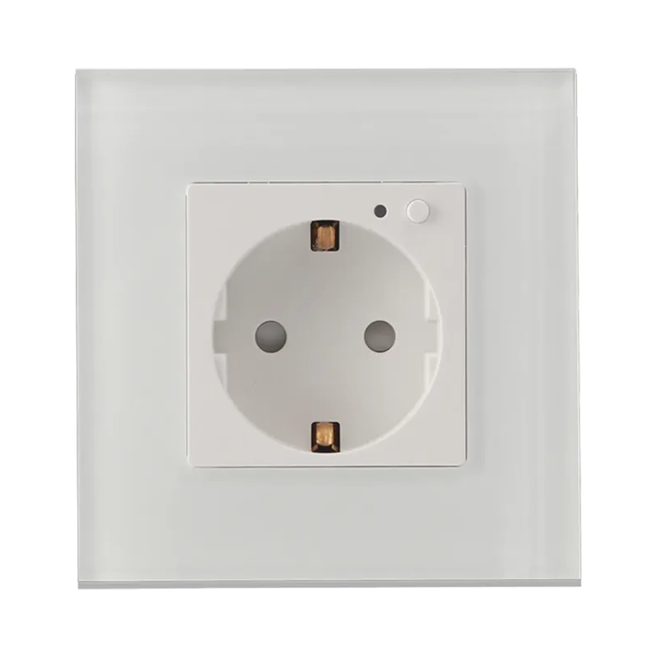 socket-accessory-socket-power-smart-view-02 پریز برق هوشمند WiFi و Zigbee با سوکت برق و فریم شیشهای، آلومینیومی یا PVC