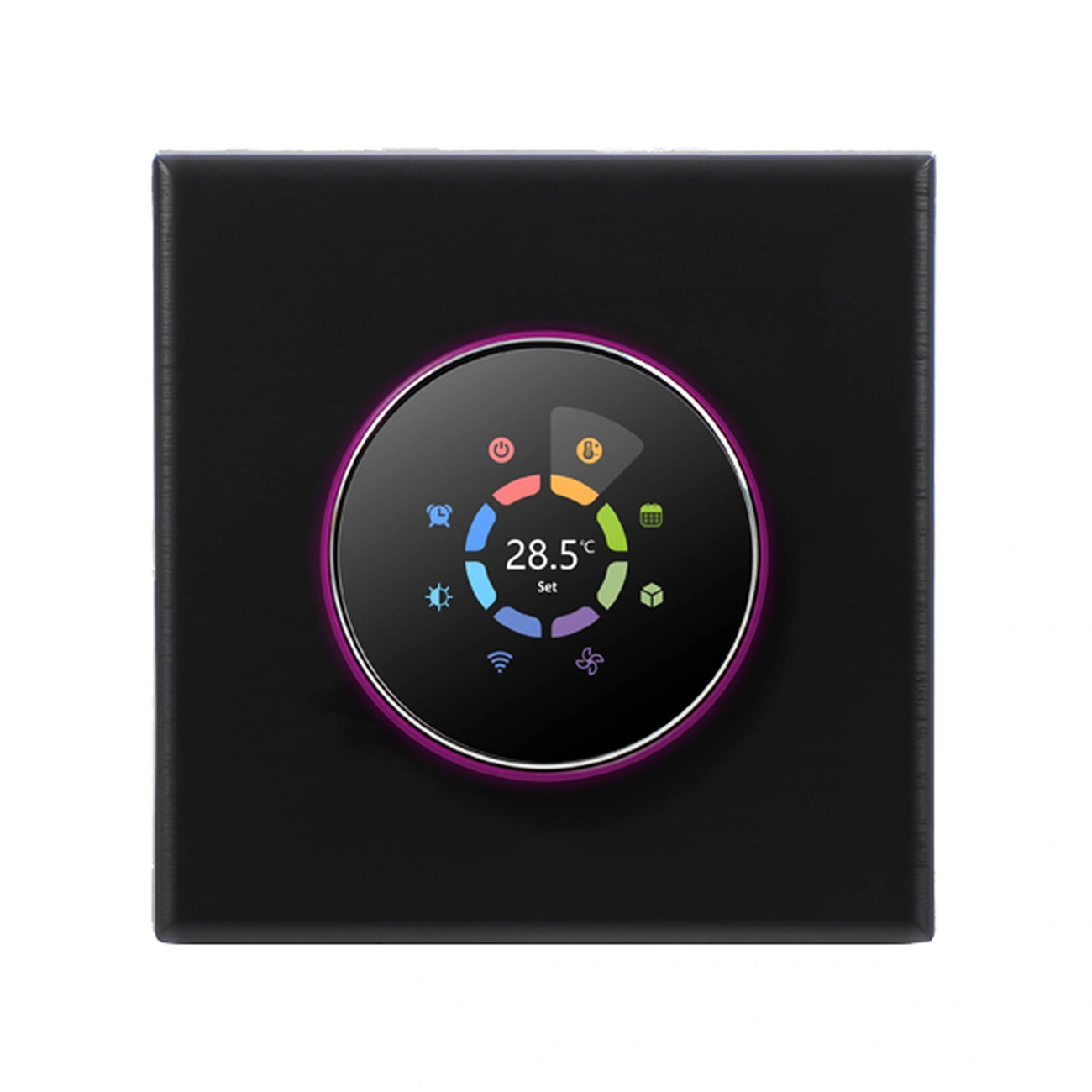 soubatan-tpzv-thermostat-black-front-02 ترموستات هوشمند پکیج زیگبی مدل TPZV برای کنترل و تنظیم دمای سیستم گرمایشی