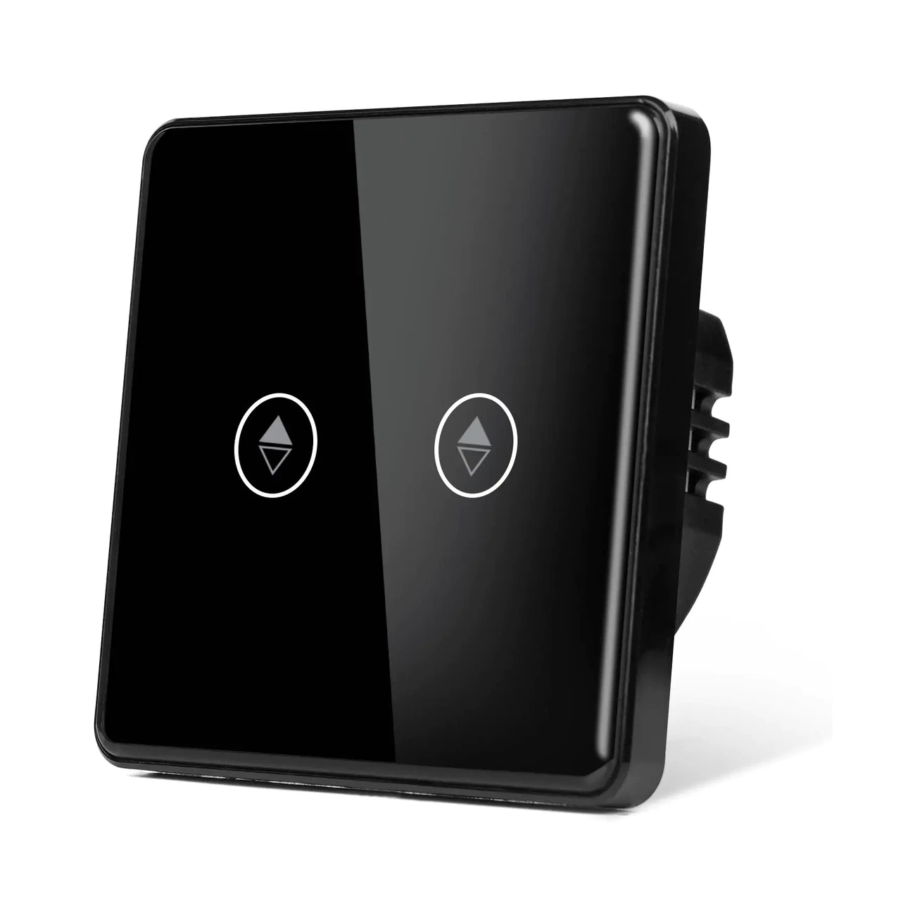 touch-switch-dimmer-touch-smart-two-gang-view-06 کلید لمسی Livolo دو پل دیمر با پنل دو پل برای کنترل و تنظیم شدت روشنایی