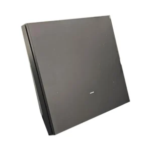 کلید فشاری پیانویی تک پل با طراحی شیشهای، نور پسزمینه LED، پروتکل Zigbee و کنترل از طریق Tuya و Smart Life، مناسب روشنایی هوشمند ساختمان است.