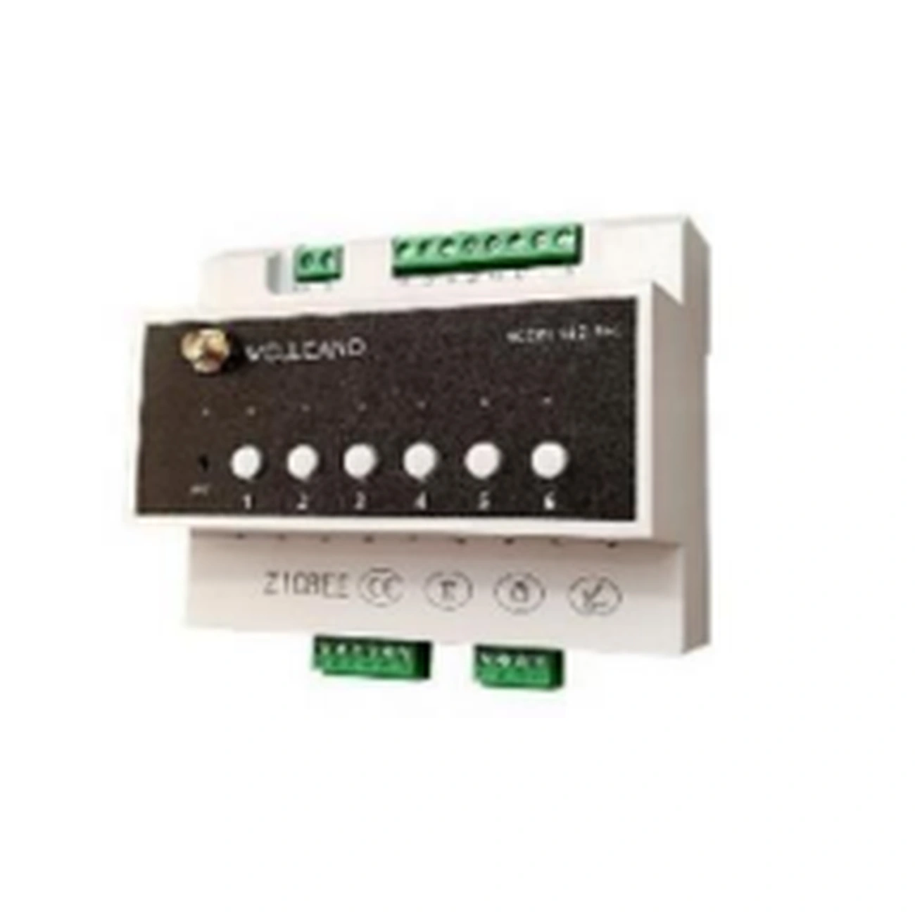 zigbee-six-channel-relay-front-01 رله ۶ کانال تابلویی